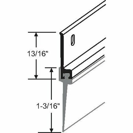 STRYBUC 13/16in DOOR BOTTOM/SWEEP 19-1032AZBZ